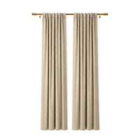 Sunbrella Canvas Flax Curtain