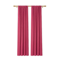 Sunbrella Canvas Hot Pink Curtain