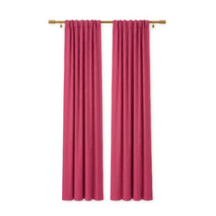 Sunbrella Canvas Hot Pink Curtain