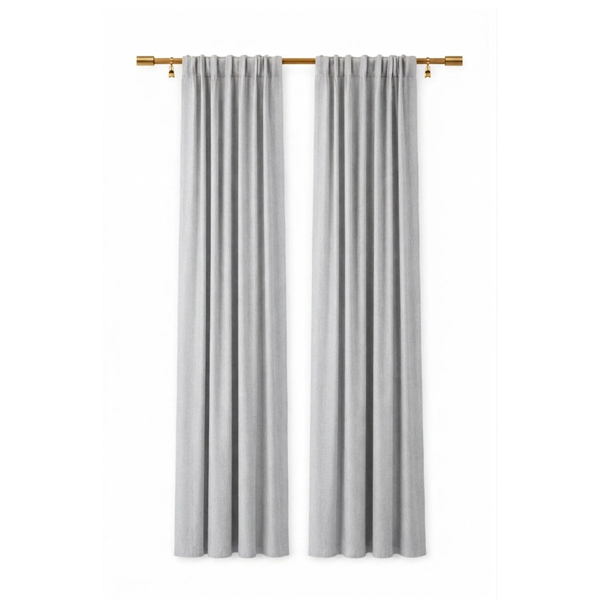 Sunbrella Canvas Marble Curtain - Image 1 | ZIPCushions