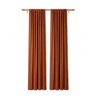 Sunbrella Canvas Rust Curtain