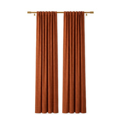 Sunbrella Canvas Rust Curtain