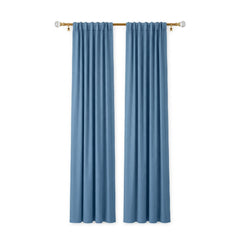 Sunbrella Canvas Sapphire Blue Curtain