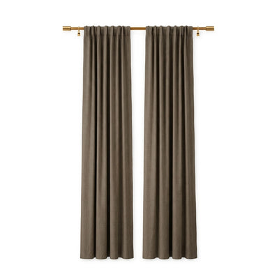 Sunbrella Canvas Taupe 5461 Curtain