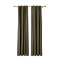 Sunbrella Canvas Taupe Curtain