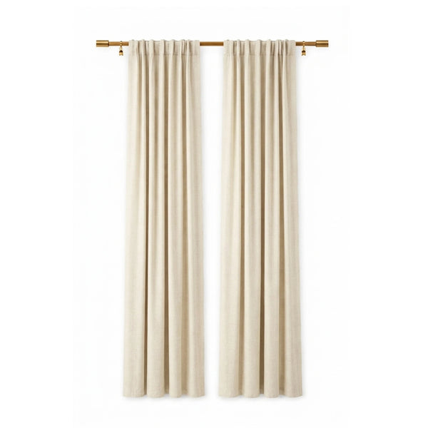 Sunbrella Cast Pumice Curtain - Hover Image