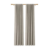 Sunbrella Cast Silver Curtain