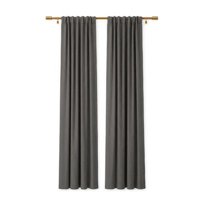 Sunbrella Deauve Ardoise Curtain