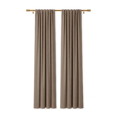 Sunbrella Deauve Taupe Curtain