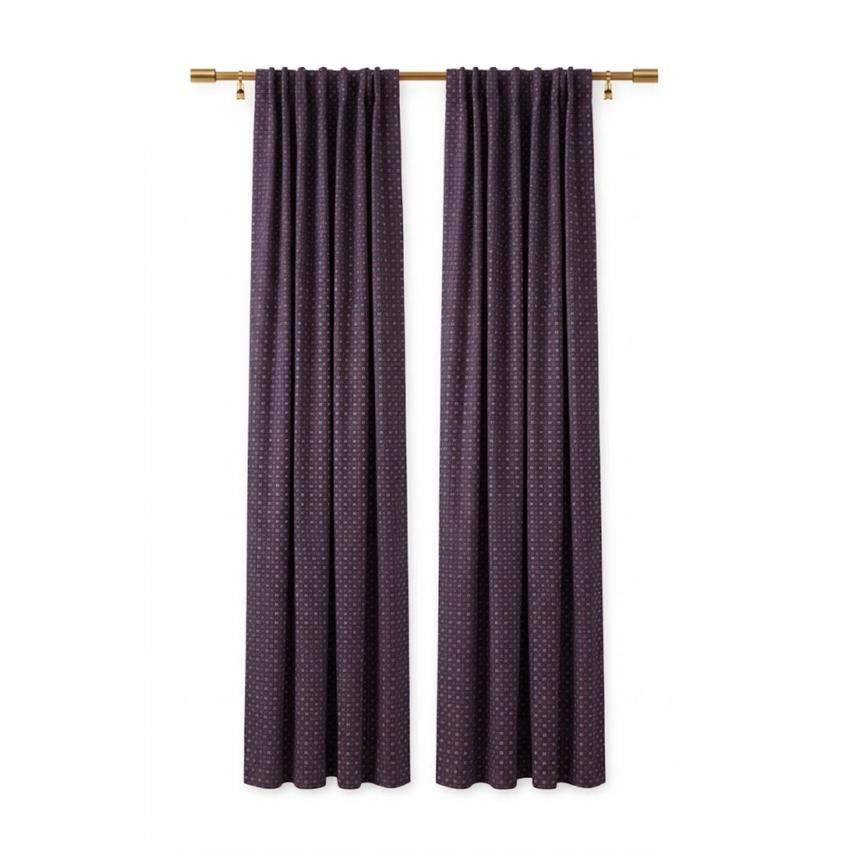Sunbrella Domino Roulette Curtain - Image 1 | ZIPCushions