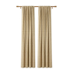 Sunbrella Dupione Sand Curtain