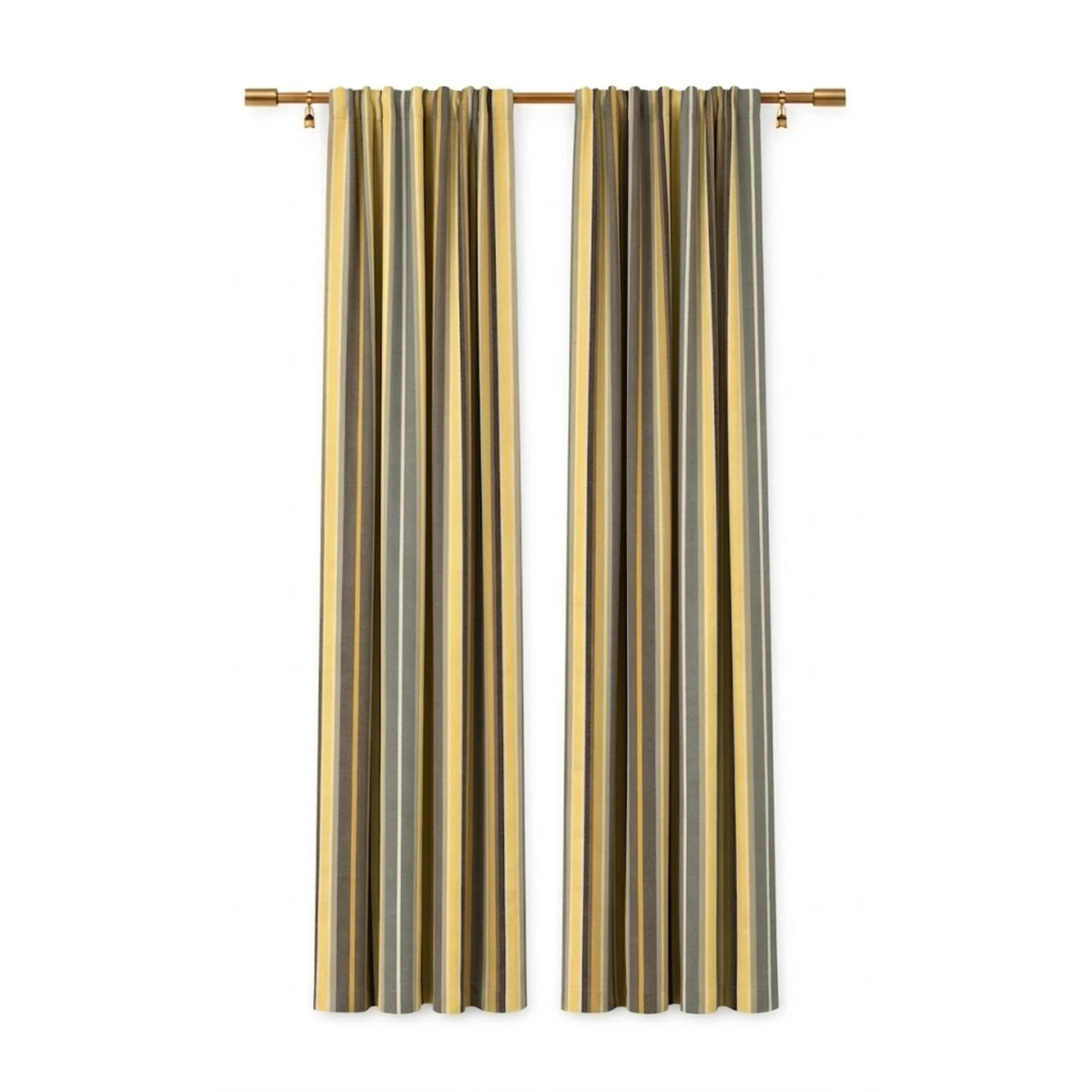 Sunbrella Foster Metallic Curtain - Image 1 | ZIPCushions