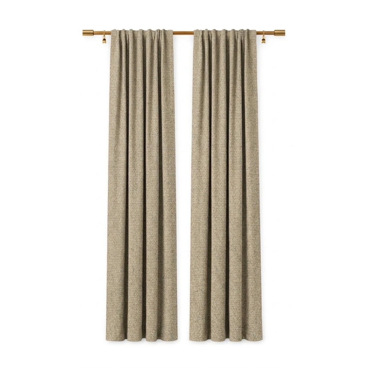 Sunbrella Heritage Ashe Curtain - Image 1 | ZIPCushions