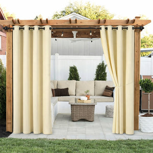 Sunbrella® Canvas Birds Eye Curtain