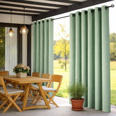 Sunbrella Canvas Spa Curtain - alternate view