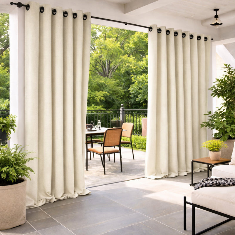 Sunbrella Cast Pumice Curtain