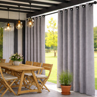 Sunbrella Cast Slate Curtain