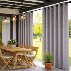 Sunbrella Cast Slate Curtain - alternate view