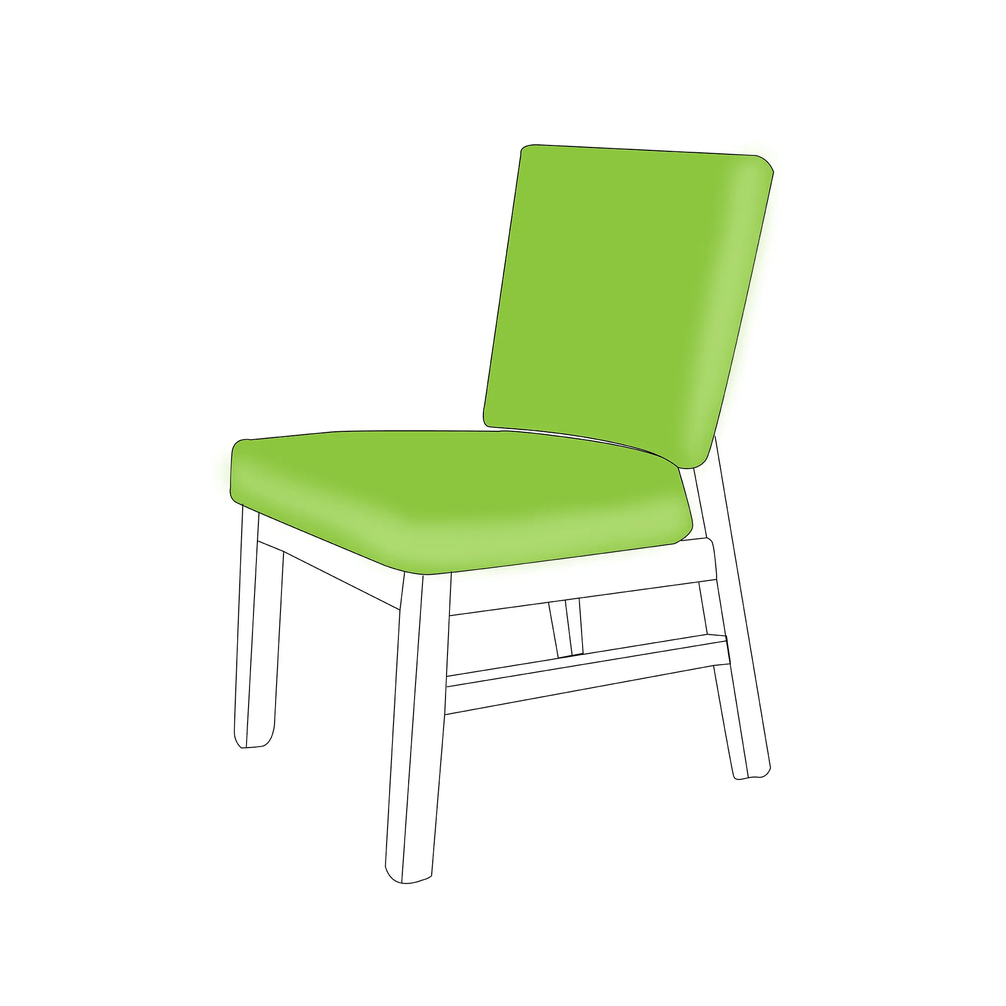 Sunbrella Hinged Chair Cushions | ZIPCushions