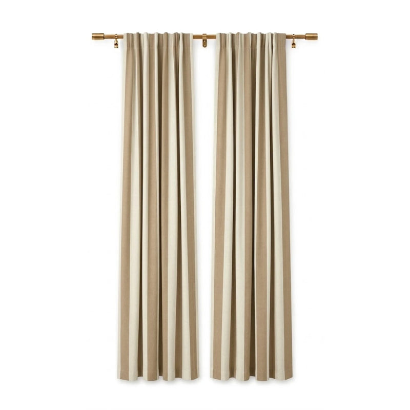 Sunbrella Maxim Heather Beige Curtain