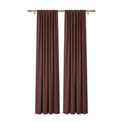 Sunbrella Natte Carmine Curtain
