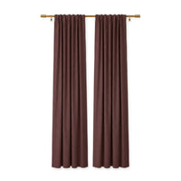 Sunbrella Natte Carmine Curtain