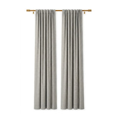 Sunbrella Natte Graumel Chalk Curtain