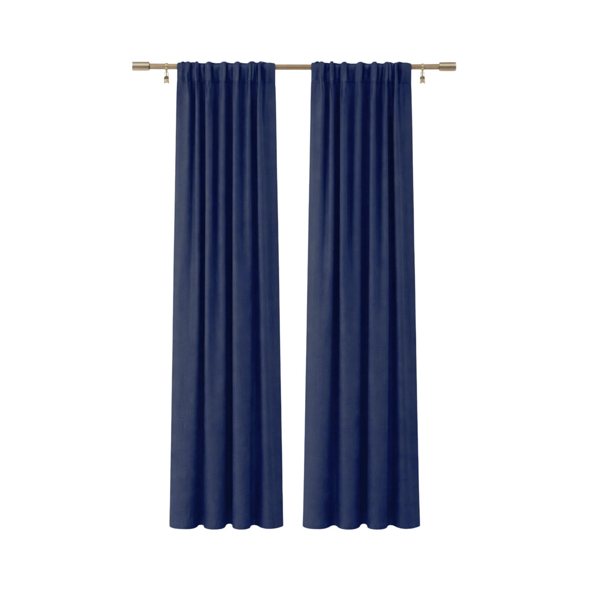 Sunbrella Navy Blue Curtain - Image 1 | ZIPCushions
