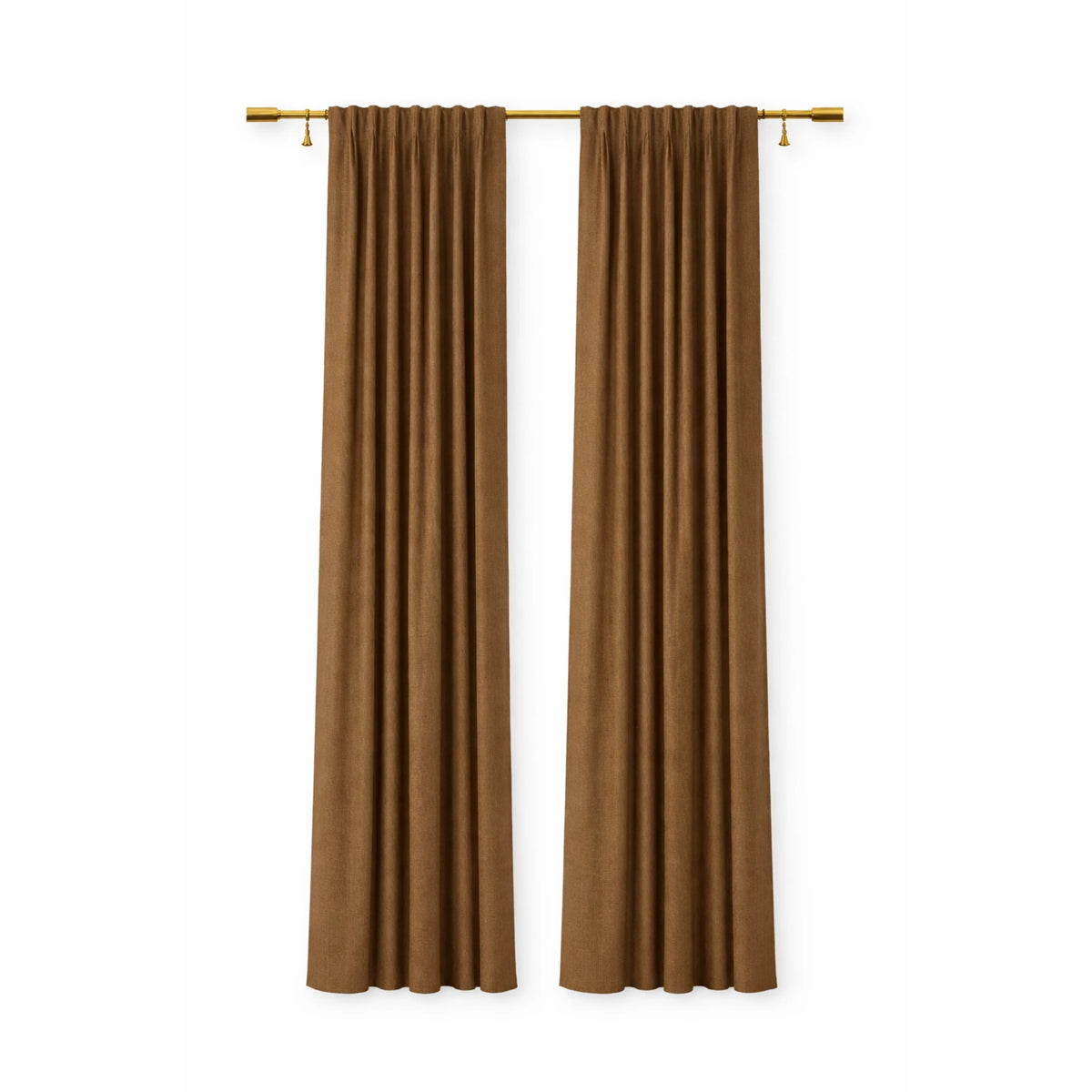 Sunbrella Spectrum Caribou Curtain - Image 1 | ZIPCushions