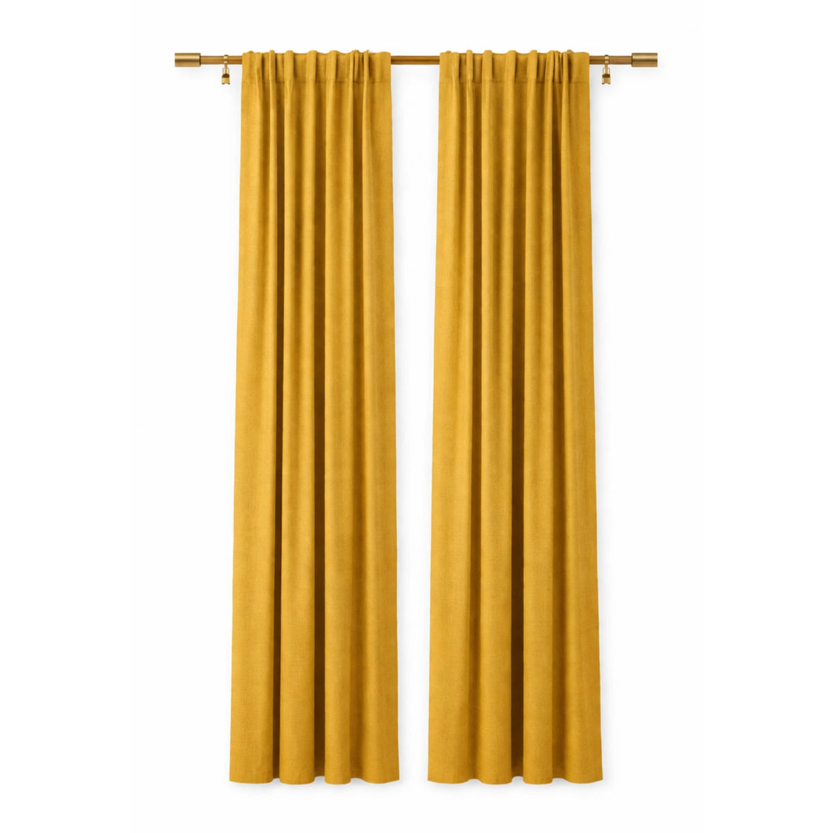Sunbrella Spectrum Daffodil Curtain - Image 1 | ZIPCushions