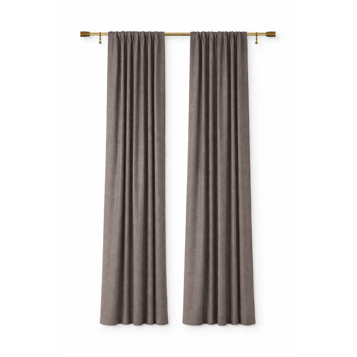 Sunbrella Spectrum Graphite Curtain - Image 1 | ZIPCushions