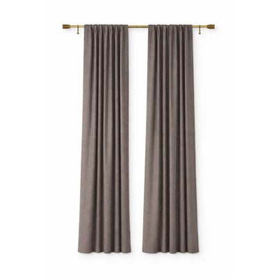 Sunbrella Spectrum Graphite Curtain