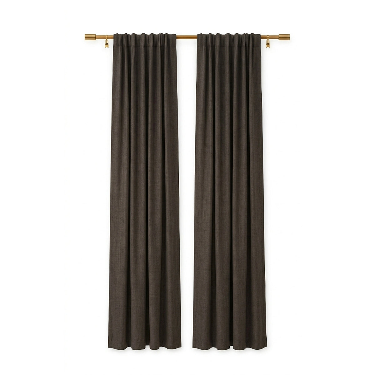 Taupe Luxury Plush Drape - view 2