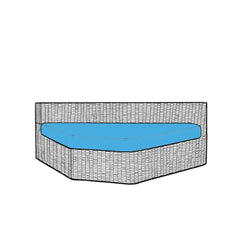 Trapezoid Custom Outdoor Seat Cushions