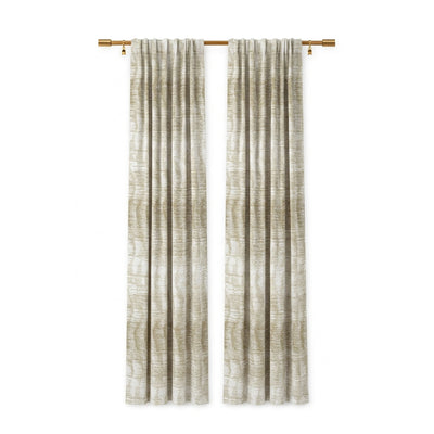 Dreamscape White Sand Shimmer Curtain - Secondary image