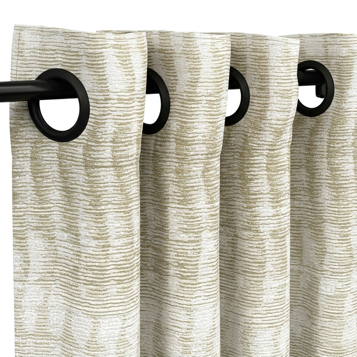 Dreamscape White Sand Shimmer Curtain - view 4