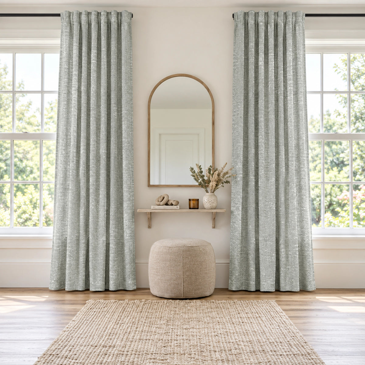 Custom Mica Concert Textured Curtain