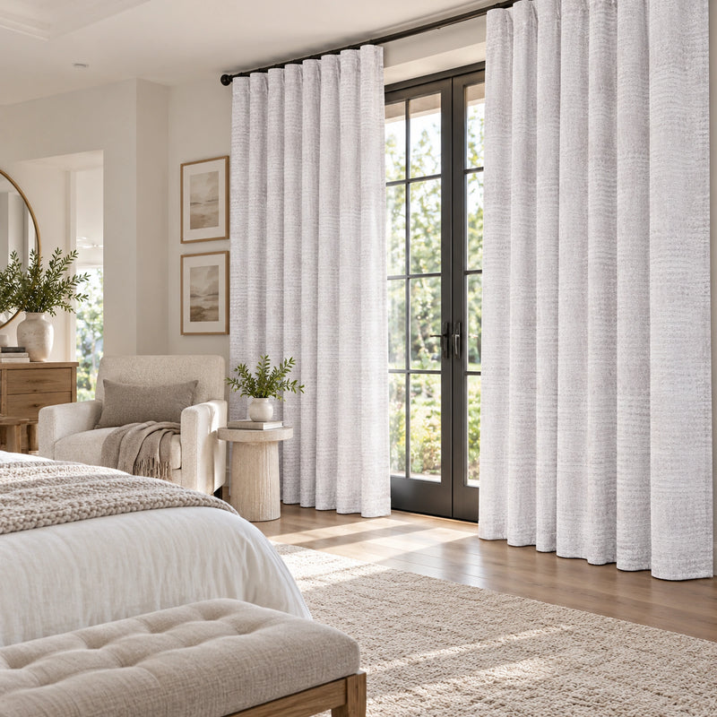 Custom Mica Pixel Textured Curtain