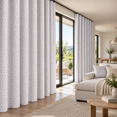 Custom Mica Tessellate Textured Curtain