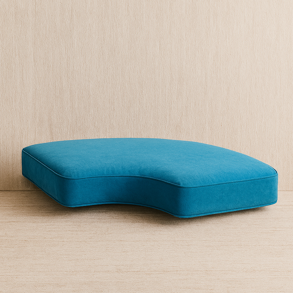 Curved indoor Bench Cushions |  ZIPCushions