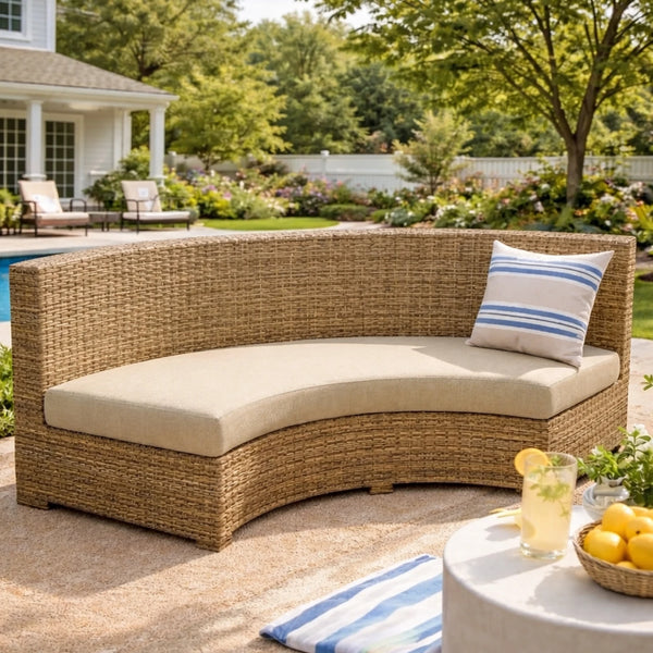 Custom Outdoor Curved Cushions - Hover Image