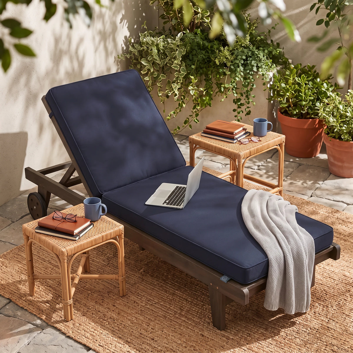 Custom Chaise Lounge Cushions (Seat and Back) - view 5