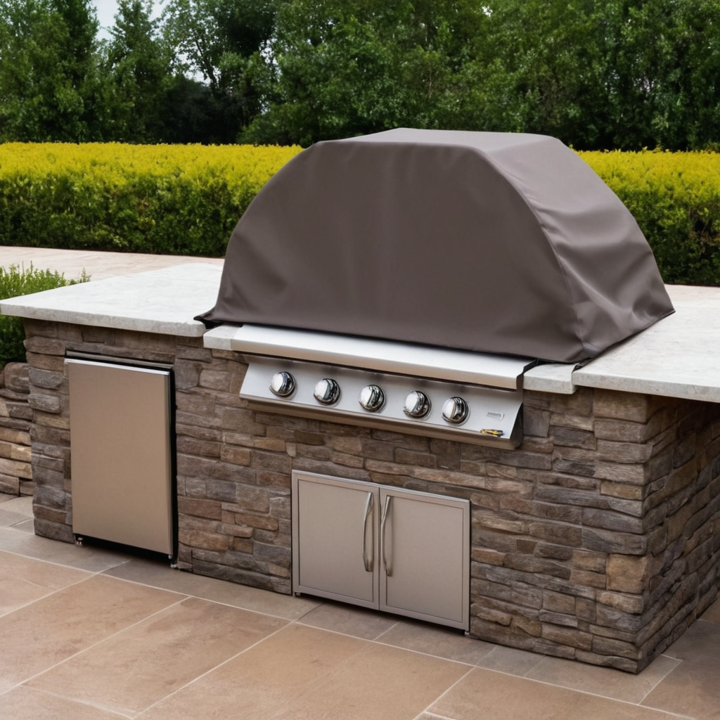 Custom Outdoor Built in Grill Covers ZIPCushions