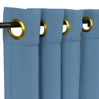 Sunbrella Canvas Sapphire Blue Curtain