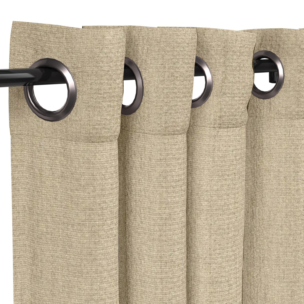 Sunbrella Heritage Ashe Curtain - Image 2 | ZIPCushions - view 7