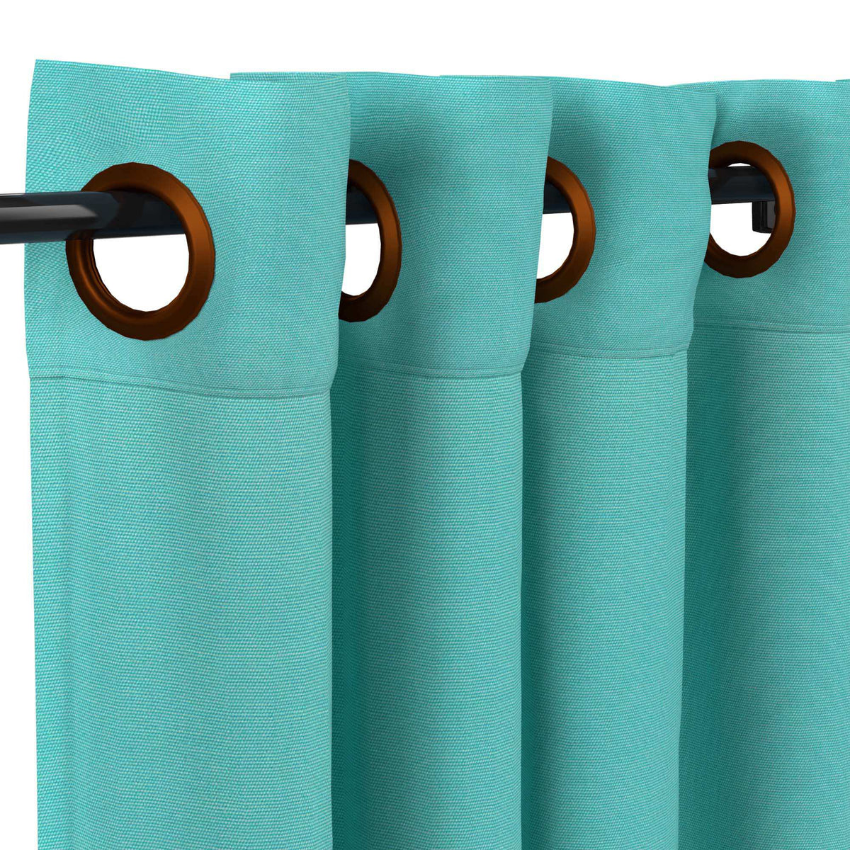 Sunbrella Canvas Aruba Curtain - Image 10 | ZIPCushions - view 10