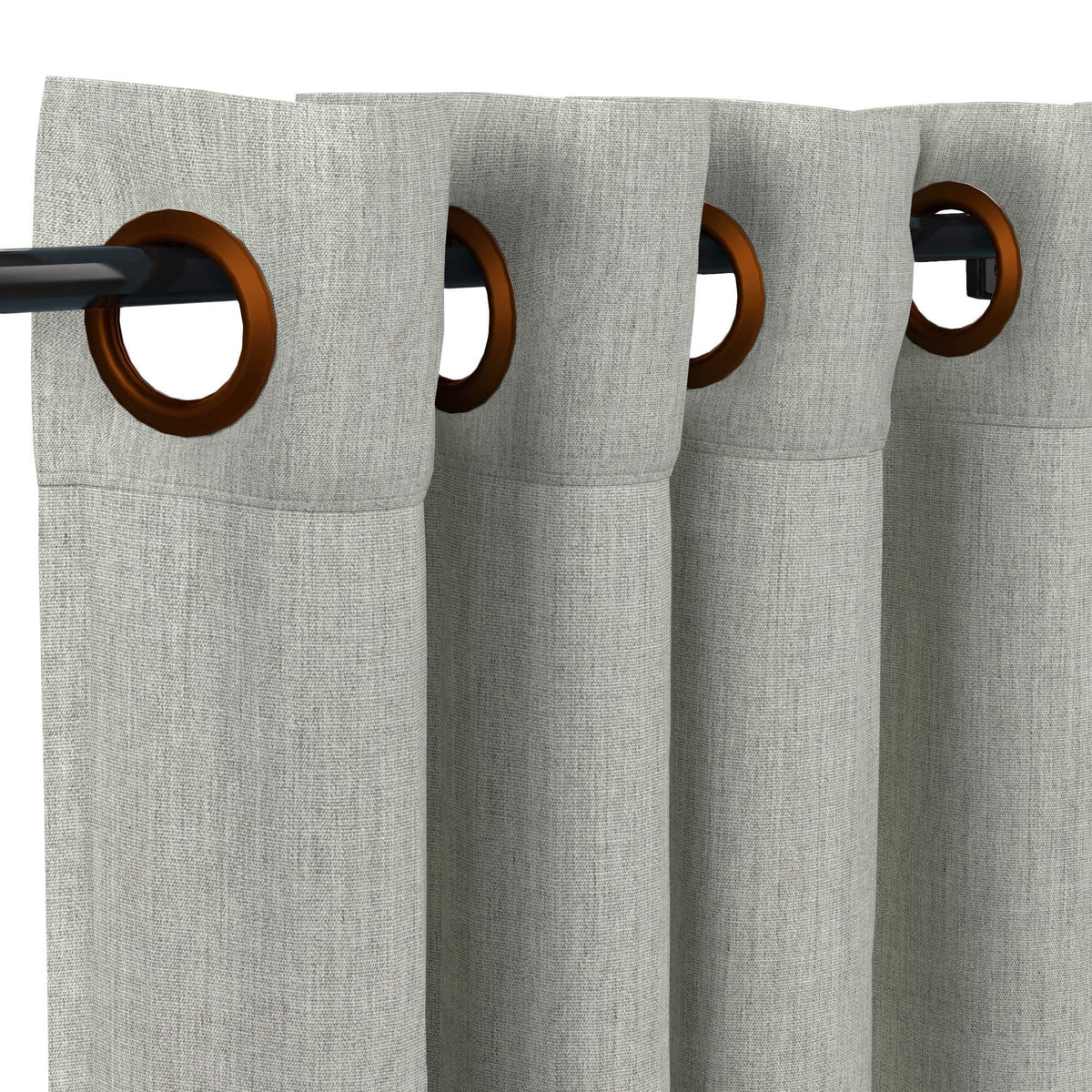 Sunbrella® Canvas Granite Curtain