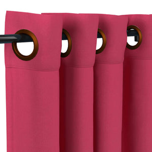 Sunbrella® Canvas Hot Pink Curtain