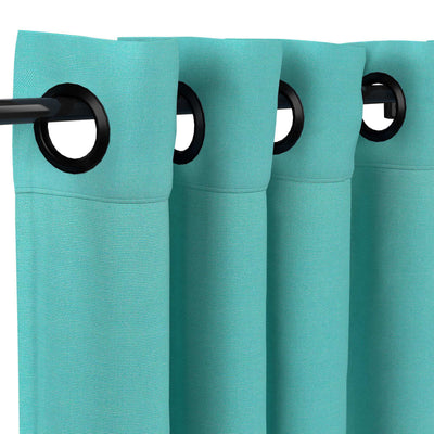 Sunbrella Canvas Aruba Curtain - alternate view