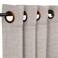 Sunbrella Cast Silver Curtain
